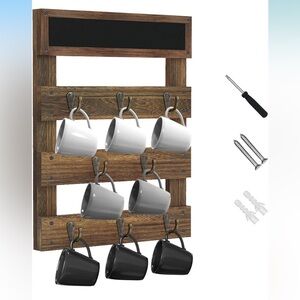 Rustic Wooden wall mounted rack